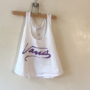 White Vans crop top